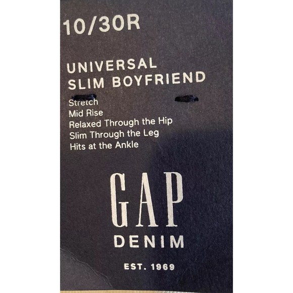 GAP Stretch Denim Jeans. Size10/30R. 5Pockets. Acid Wash. 99%Cotton. Zip&Button. - Picture 4 of 11